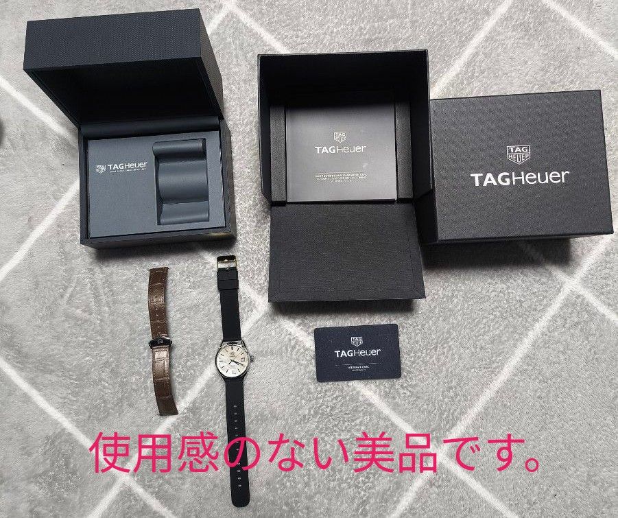 TAG Heuer タグ・ホイヤー　カレラ　wbk2311.fc8258　ホワイトパール文字盤　美品