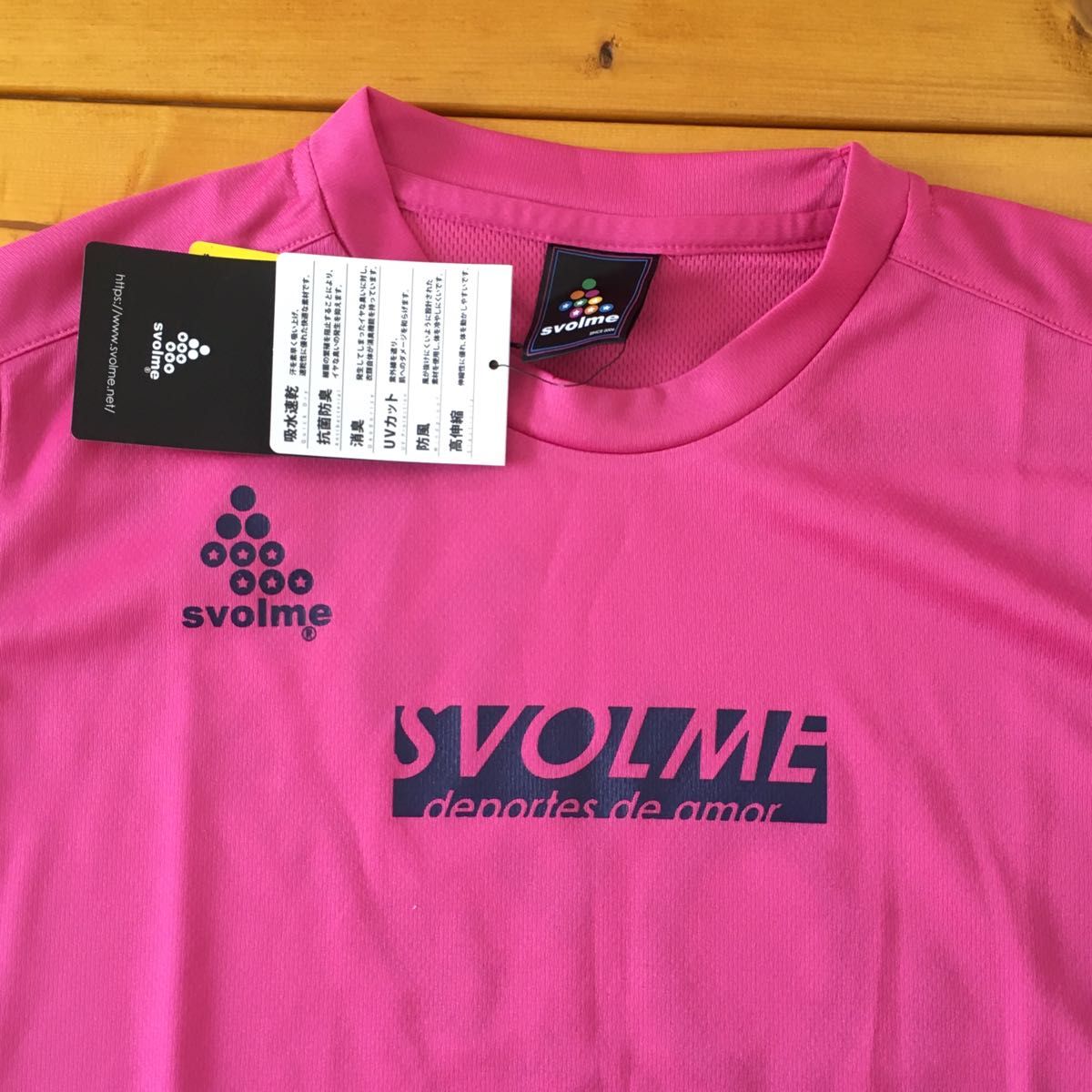 ★新品タグ付き★スボルメ　半袖Tシャツ　サイズS　SVOLME　ピンク