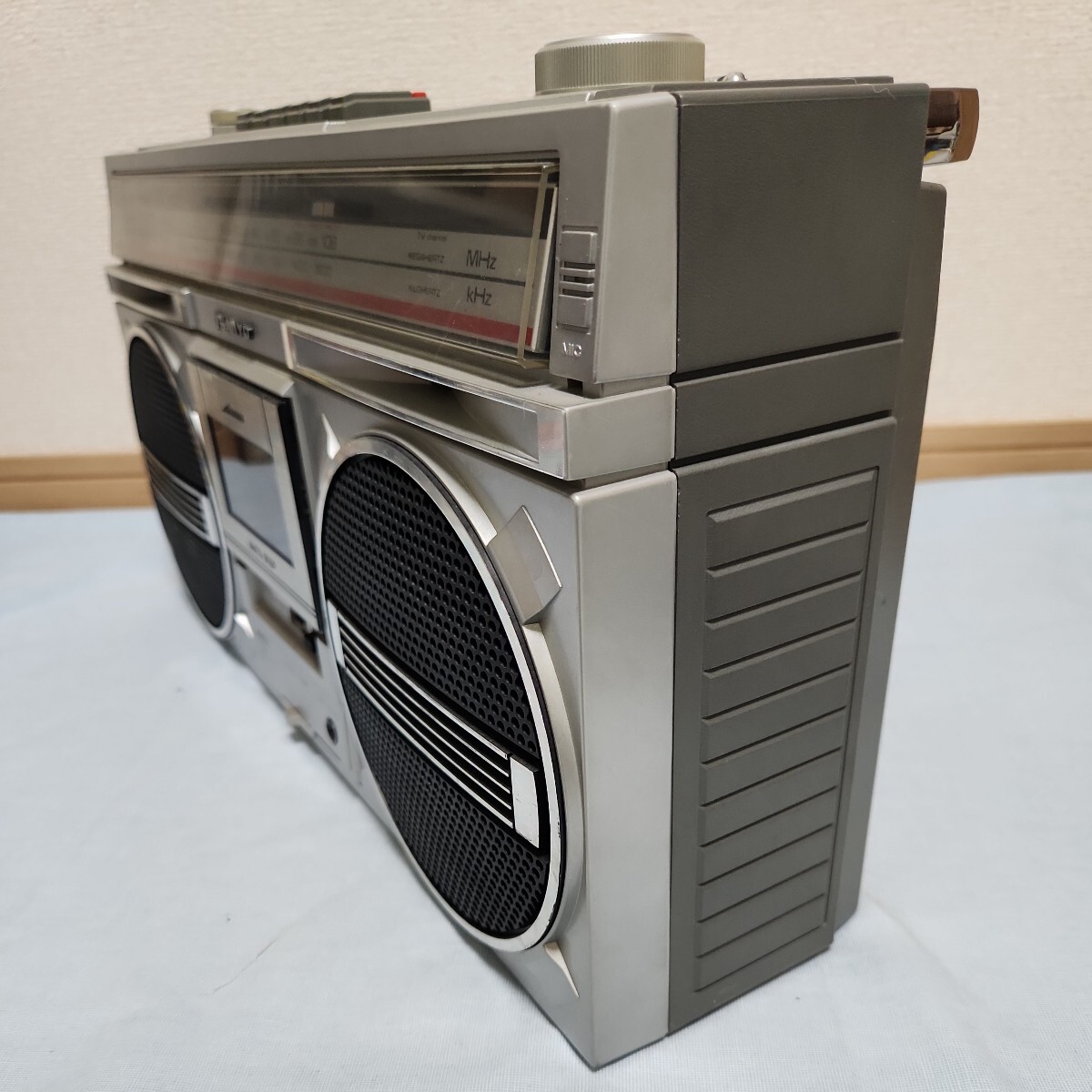 ジャンク品 SANYO MR-X830 ラジカセ サンヨー 三洋電機 昭和レトロ カセット ラジオの画像5