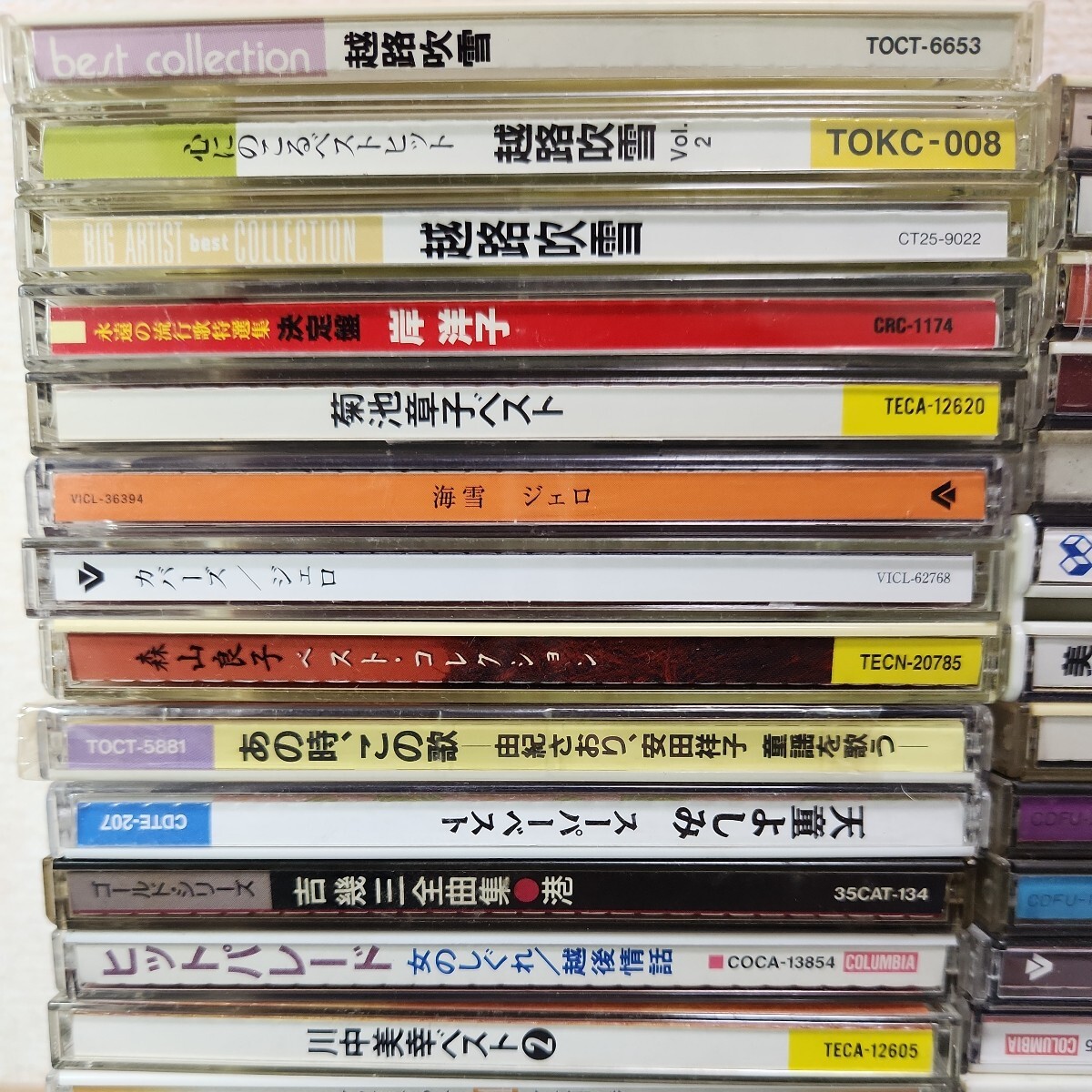 ジャンク扱い CD 70枚以上 演歌 歌謡曲 まとめ売り 美空ひばり 八代亜紀 谷村新司 堀内孝雄 石原裕次郎 天童よしみ 越路吹雪 他の画像3