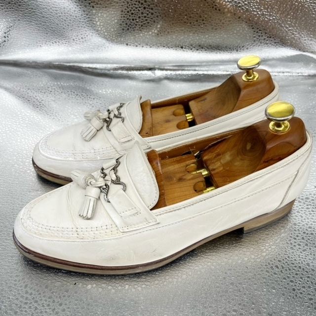 * Eve sun rolan * Loafer /25.0EEE/ casual shoes / business shoes / leather shoes / white 