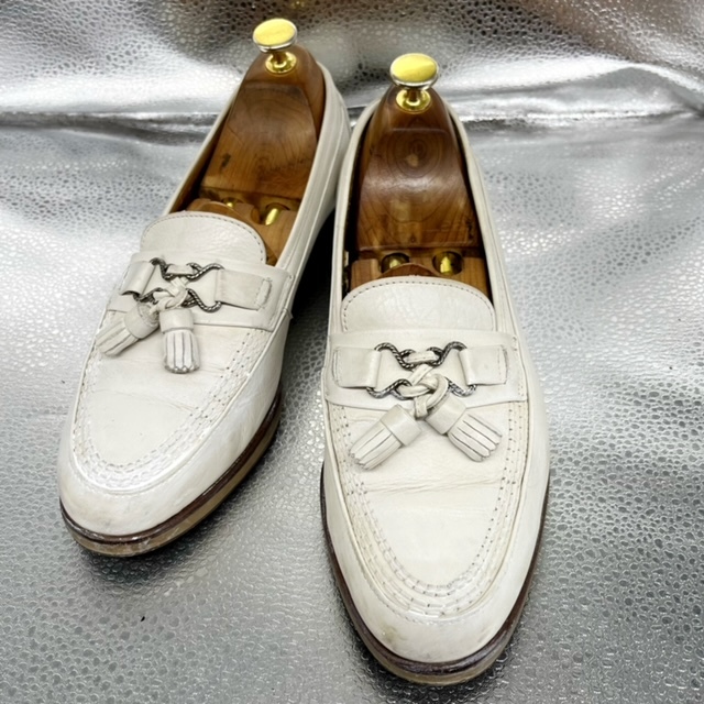 * Eve sun rolan * Loafer /25.0EEE/ casual shoes / business shoes / leather shoes / white 