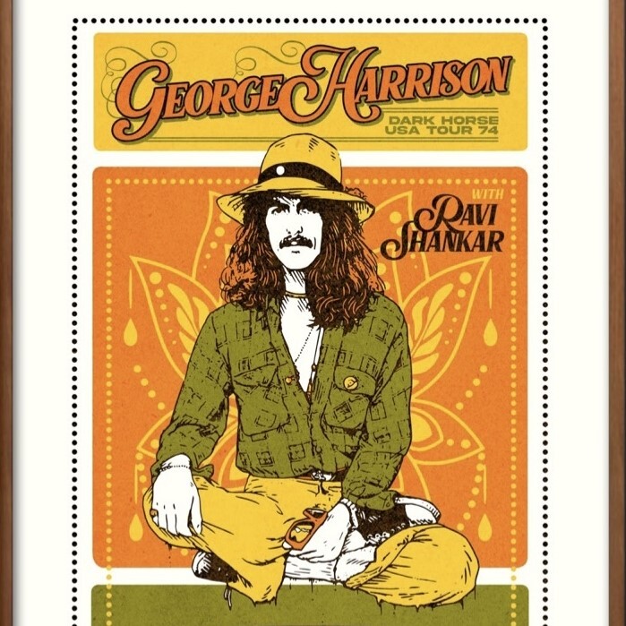 George Harrison コレクターズディスク 1974USAツアー_画像1