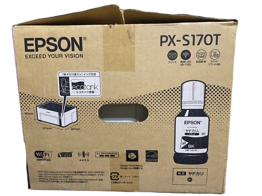 未使用保管品 EPSON PX-S170T エプソン モノクロインクジェットプリンター_画像4