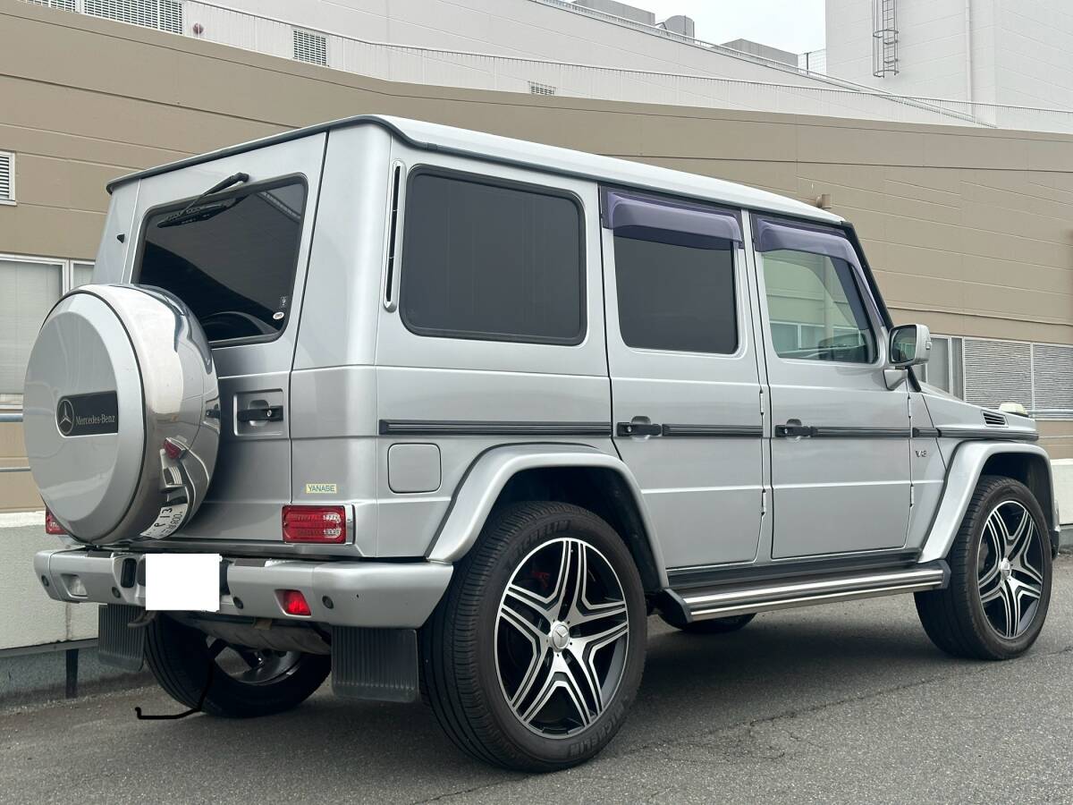 最安値!! G63AMG 後期仕様 Gクラス ディーラー車 ニューインテリア G500L ロング 8ナンバー 車検R7年4月 機関良好 サンルーフ 愛知 ベンツ_22inアルミ オーバーフェンダー LEDテール