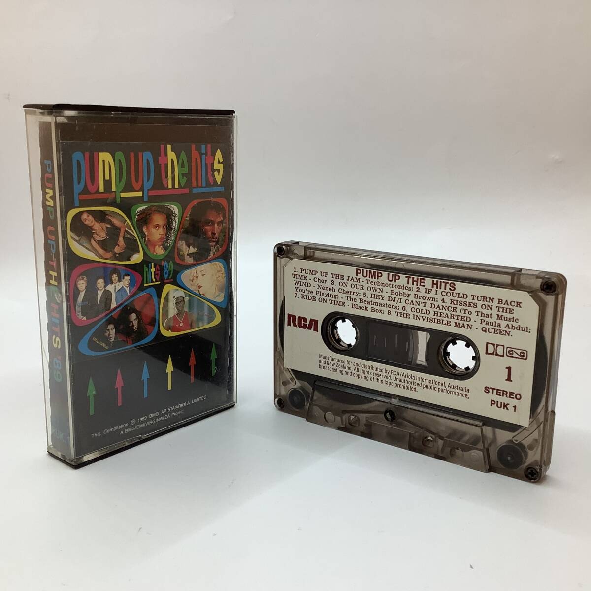 希少1989年当時物 PUMP UP THE HITS 89 カセットテープの画像1