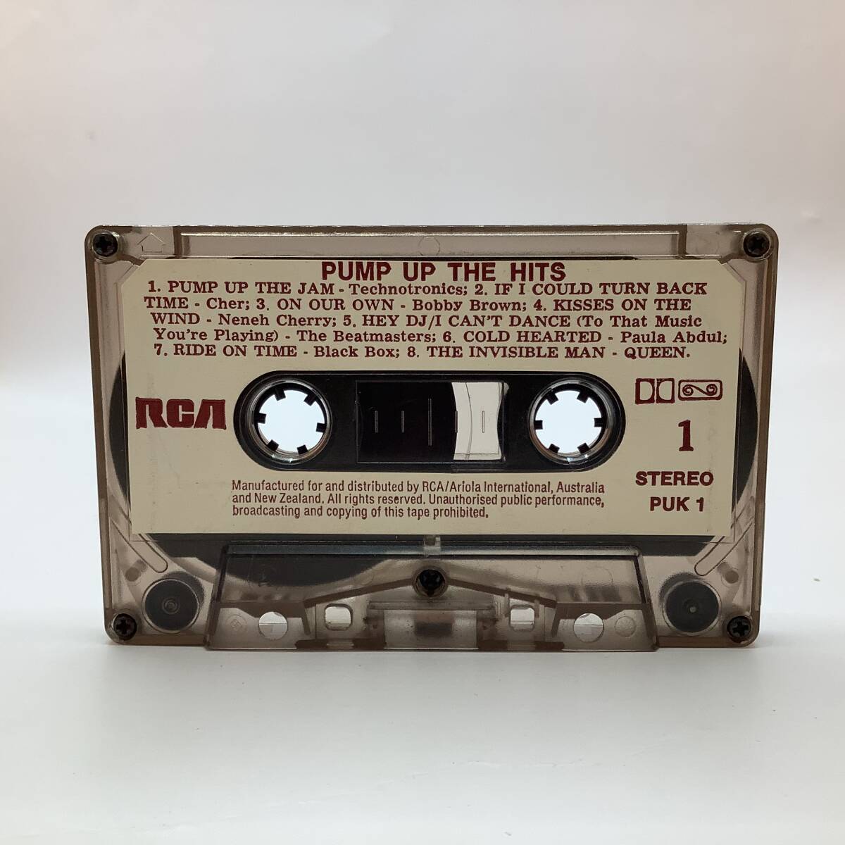 希少1989年当時物 PUMP UP THE HITS 89 カセットテープの画像2