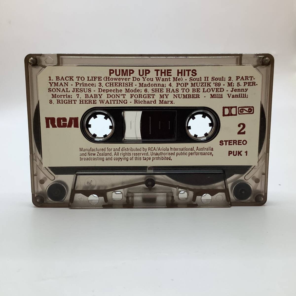 希少1989年当時物 PUMP UP THE HITS 89 カセットテープの画像3