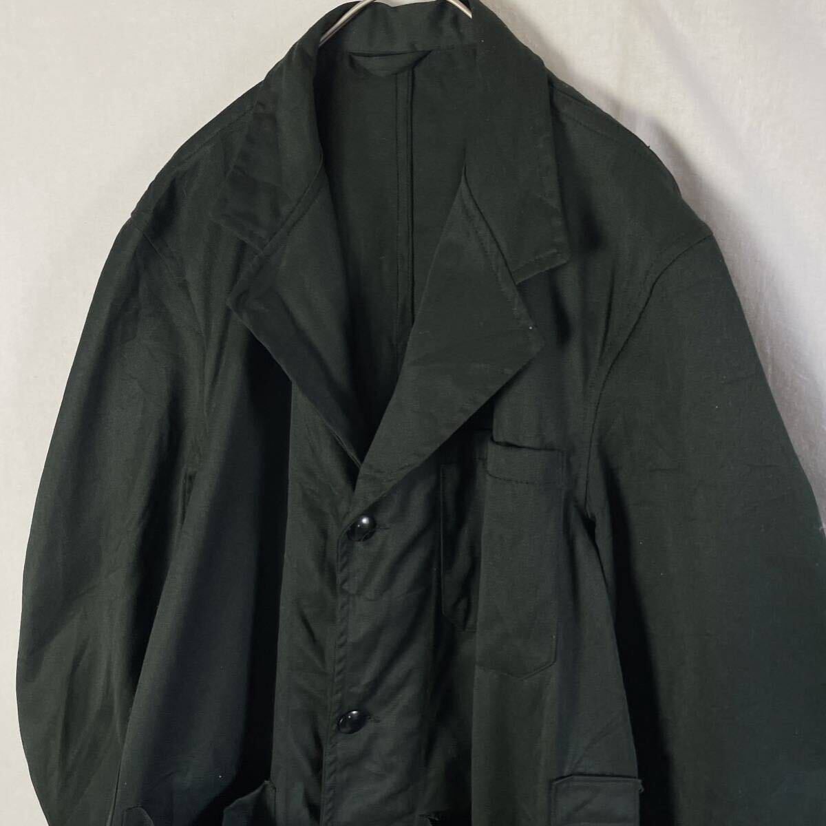 70's ROLLY SARAULT MFG カナダ軍 SMOCK MAN'S DARK GREEN ワークコート サイズ34 の画像2