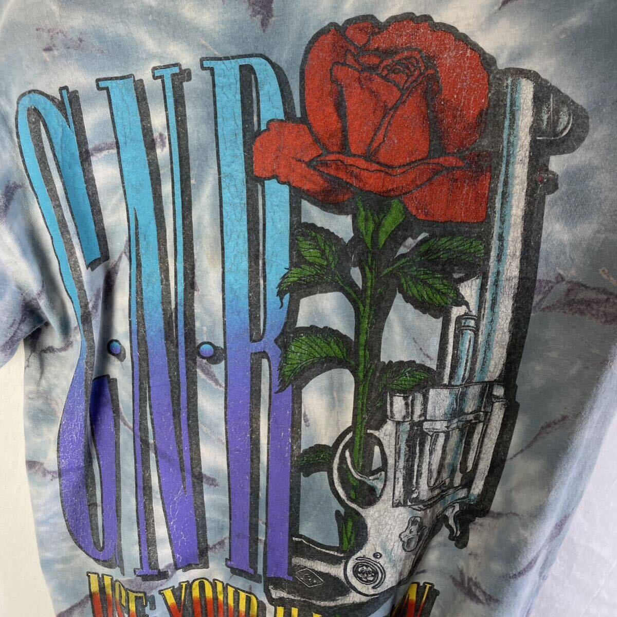 Brauado GUNS N ROSES 半袖プリントTシャツ 古着 Lサイズ バンドTシャツの画像3