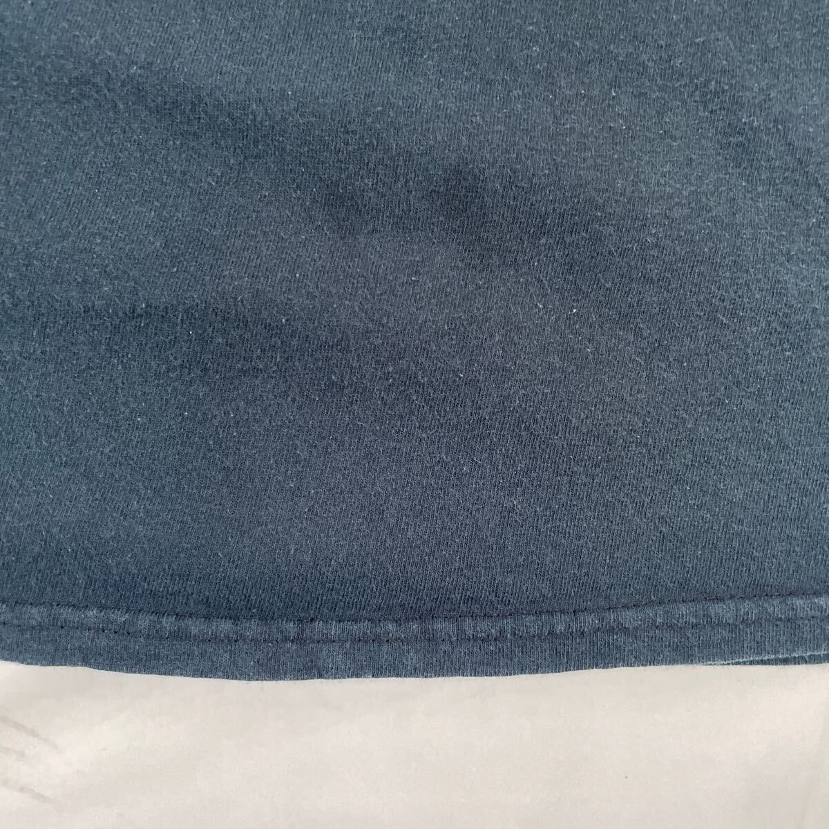 ギルダン 半袖プリントTシャツ 古着 XLサイズ ブラック バックプリントの画像8