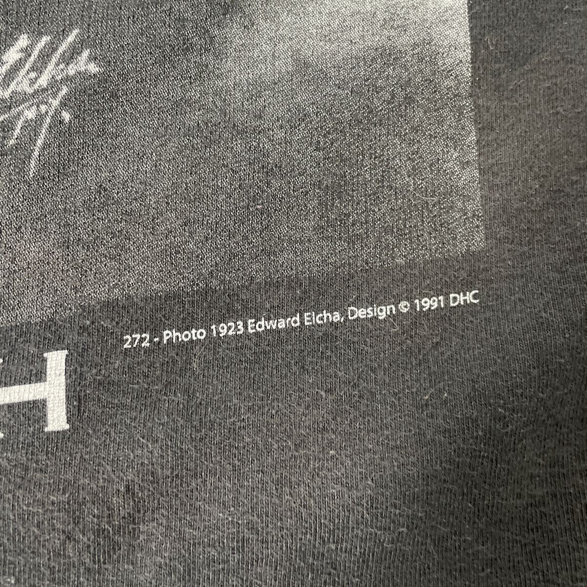 90's ALSTYLE APPAREL&ACTIVEWEAR 半袖プリントTシャツ 古着 Lサイズ ブラック ベッシー・スミスの画像7