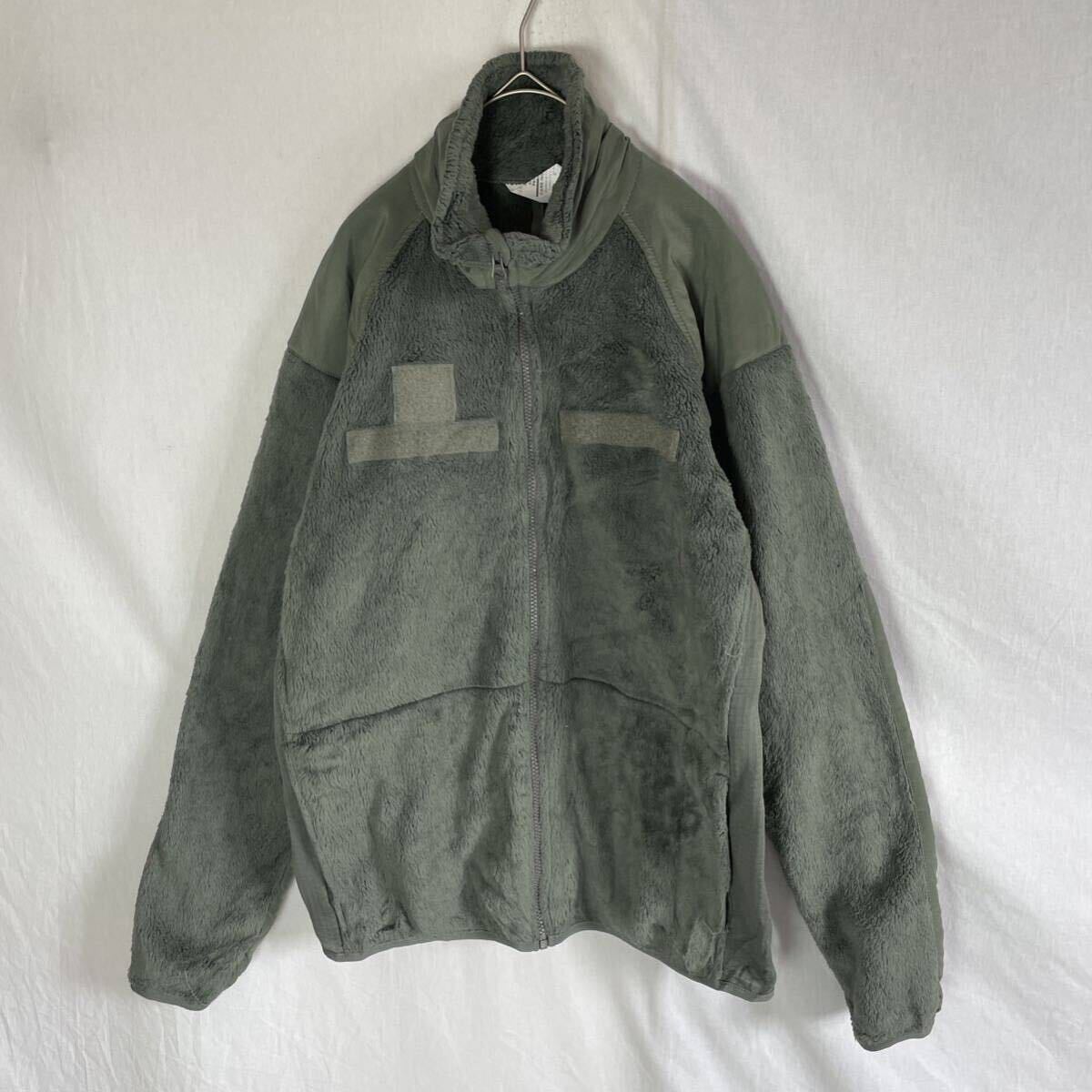 PECKHAM アメリカ製 フリースジャケット ポーラテック 古着 S-Lサイズ モスグリーン の画像1