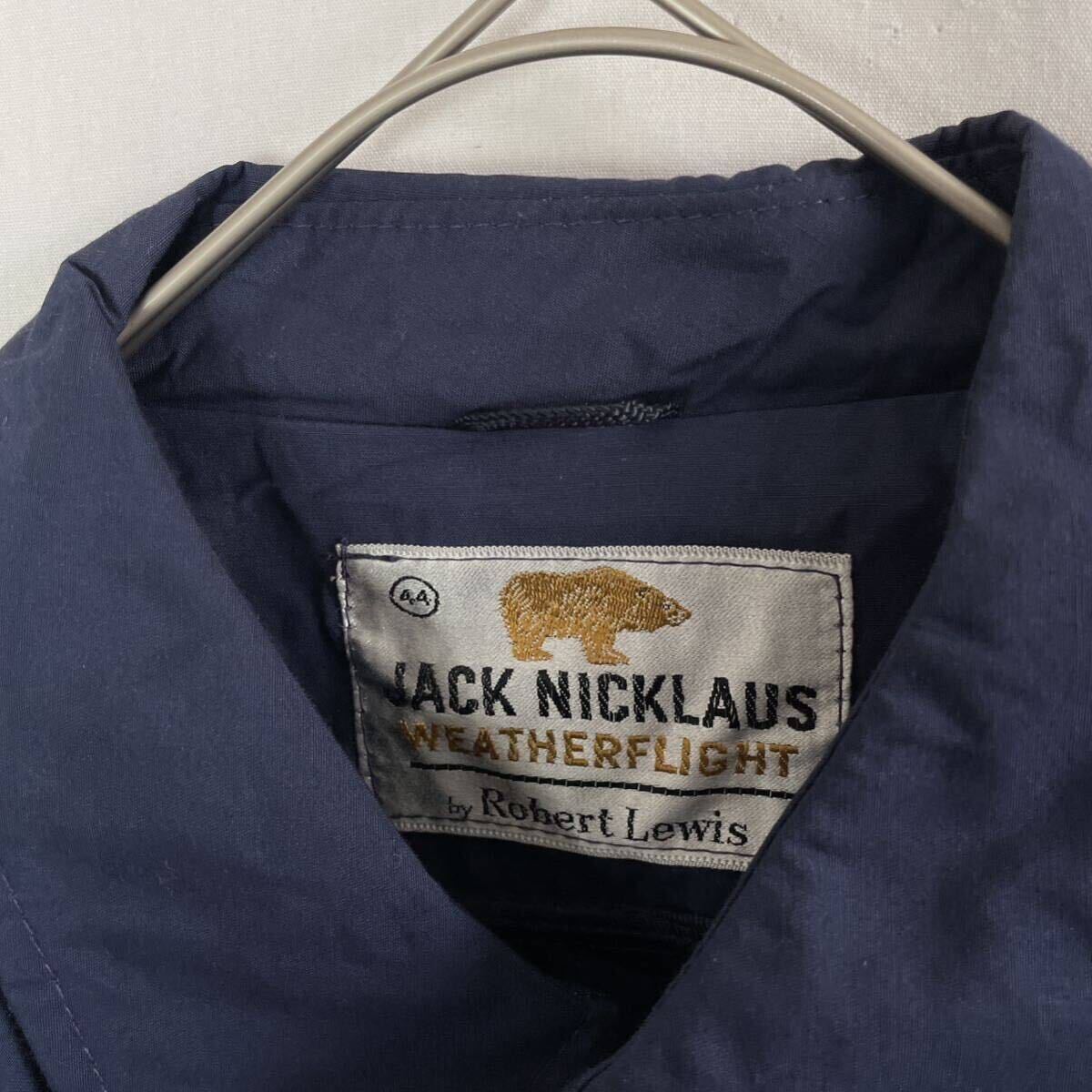 60's JACK NICKLAUS by ROBERT LEWIS スウィングトップ 古着 サイズ44 ネイビー ヴィンテージ ドリズラージャケットの画像3