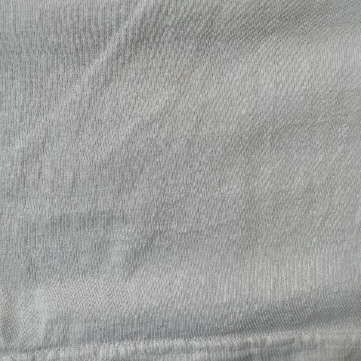 90's BAYSIDE アメリカ製 半袖プリントTシャツ　古着　Mサイズ　ホワイト　ヴィンテージ _画像10