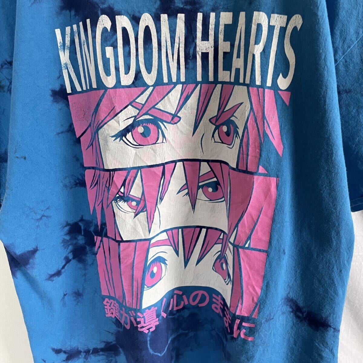 KINGDOM HEARTS 半袖プリントTシャツ 古着 Lサイズ ディズニーの画像2