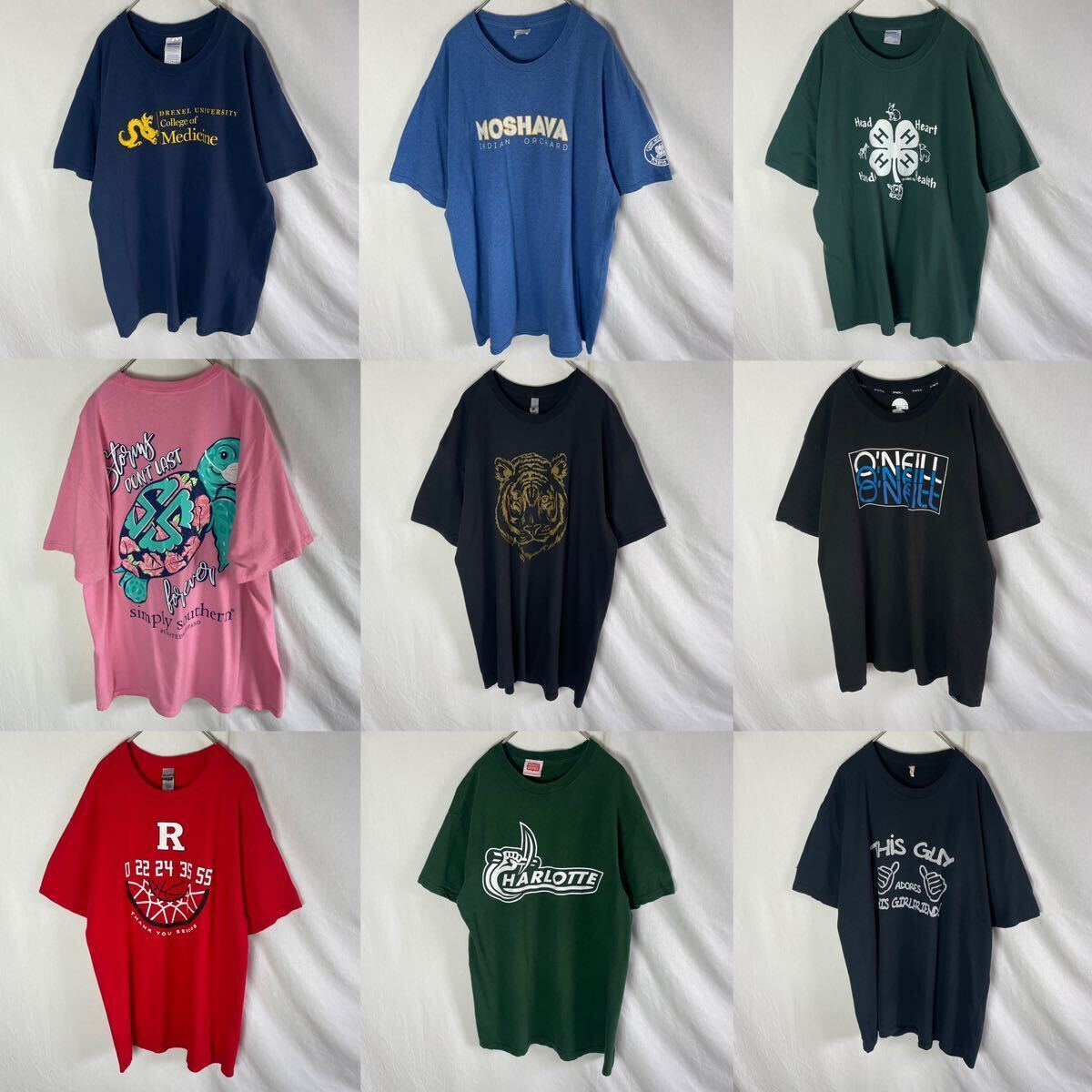 36着まとめ売り　半袖プリントTシャツ　古着　古着卸　ヘインズ、ギルダン、フルーツオブザルームなど_画像4