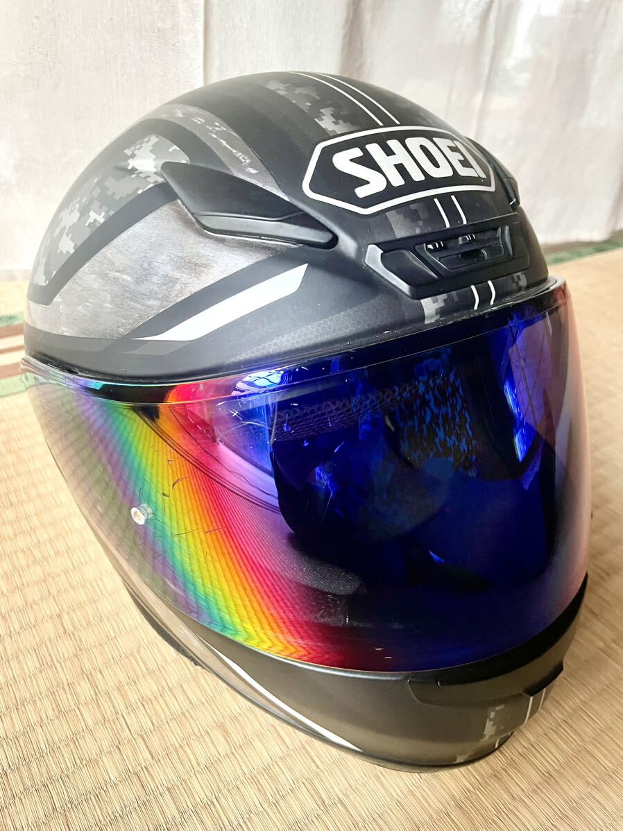 SHOEI ショウエイ フルフェイス Z-7 Sサイズ PARAMETER パラメーター 純正ミラーレンズの画像3