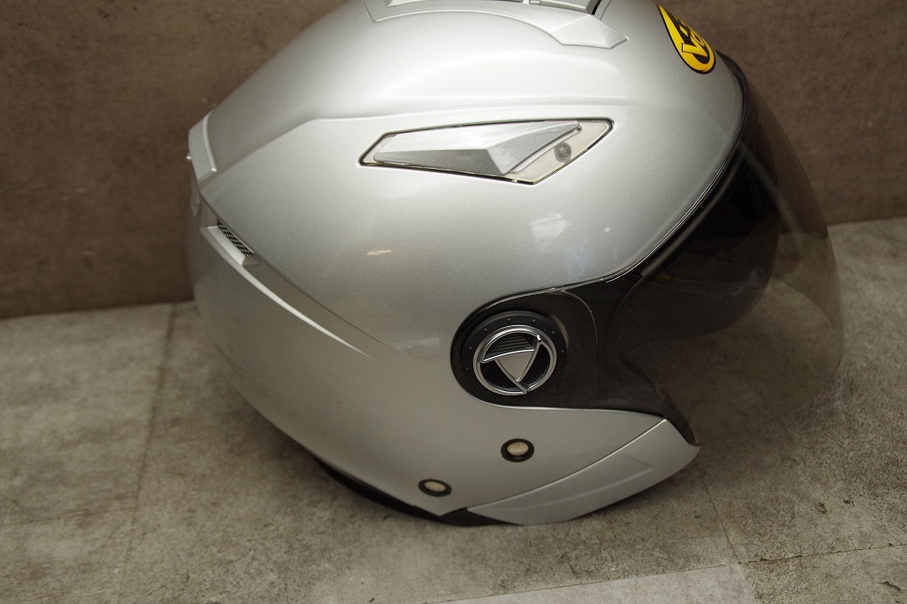 未使用　VOID　ヘルメット　T-396　XLサイズ(61-62ｃｍ)　RIGHT SILVER　全排気量対応/THHのOEM製品_画像3