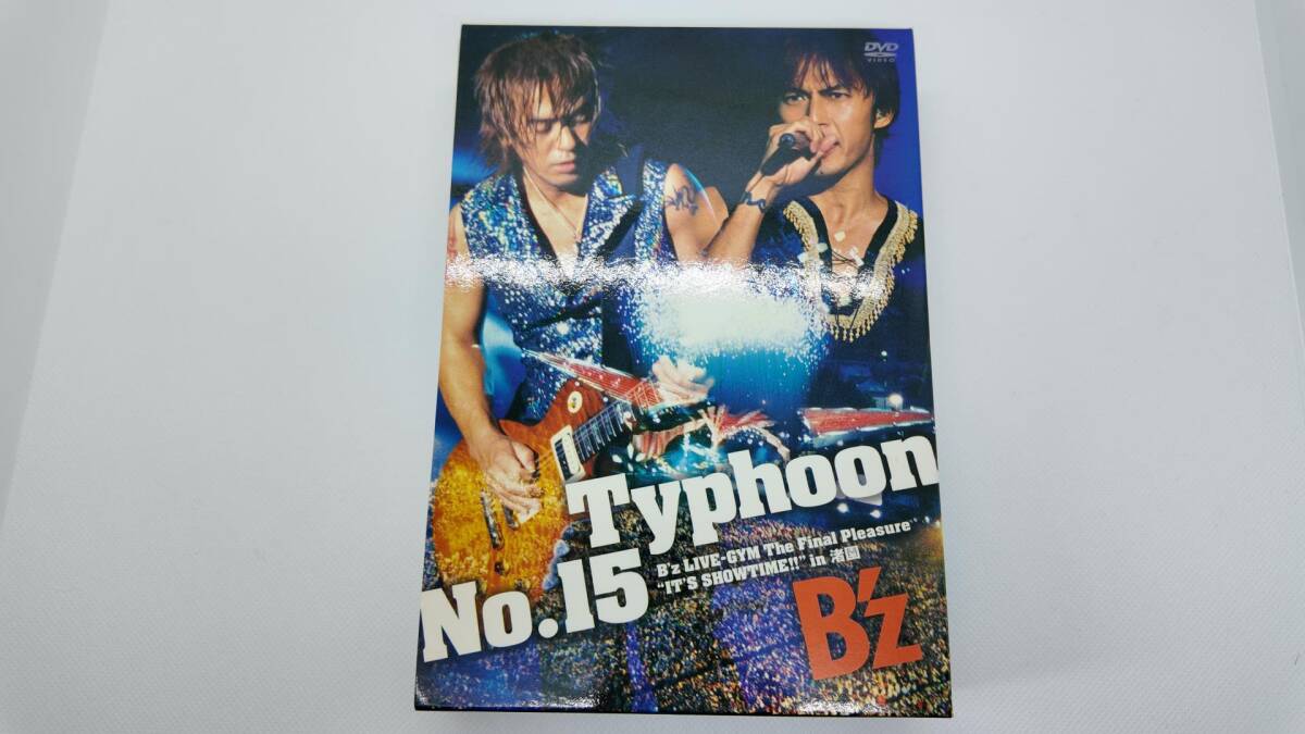 DVD B'z Typhoon No.15　B'z LIVE-GYM The Final Pleasure　IT'S SHOWTIME!! in 渚園 ビーズ 稲葉浩志 松本孝弘_画像1