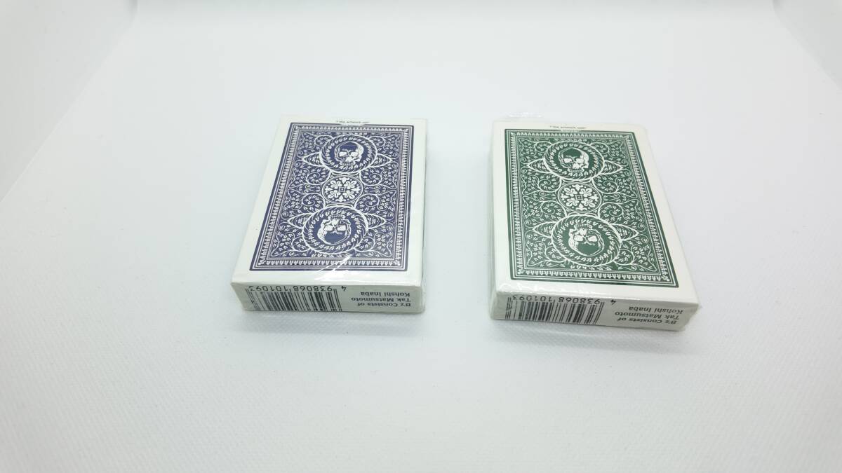 B'z トランプ PLAYING CARDS 新品 B’z the best Treasure skeleton back 稲葉浩志 松本孝弘 ビーズ グッズの画像3