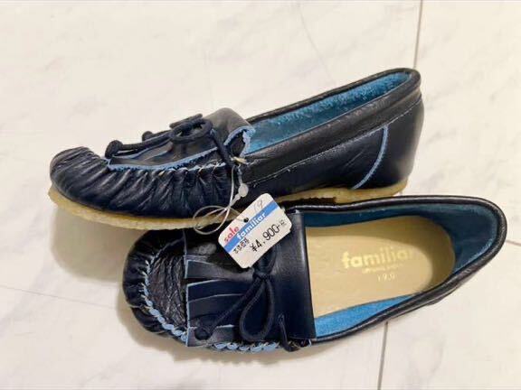  новый товар Familia Loafer мокасины 19.* темно-синий надеть обувь ... мягкость натуральная кожа для мужчин и женщин 