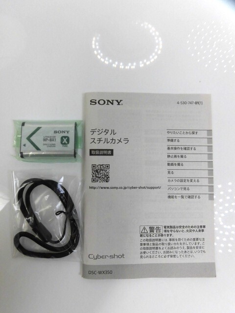 ★ SONY ソニー Cyber Shot DC-WX350 ブラック デジカメ ★_画像8