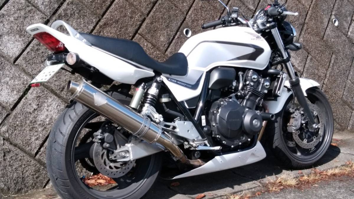 【白ゲルコート】ホンダ　CB400SF/SB用 アンダーカウル　NC39/NC42_画像2