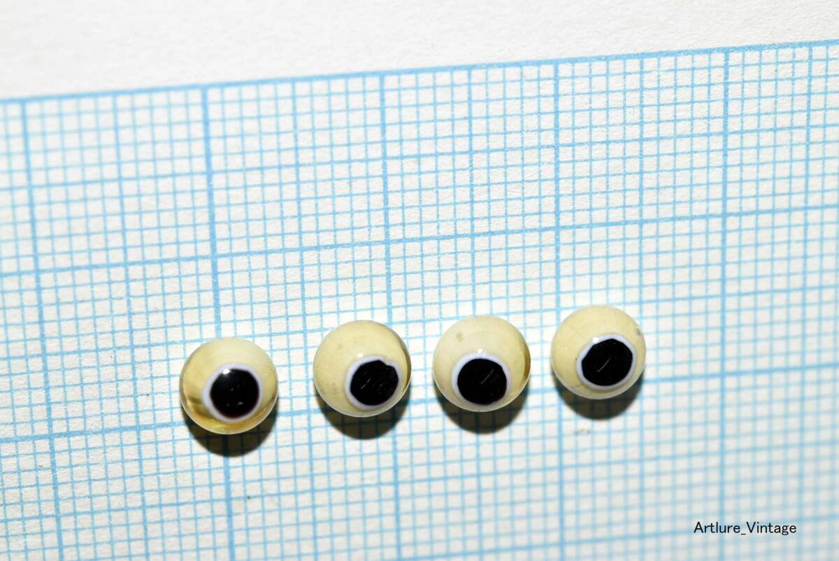 ルアーメイキング　ハンドメイド 　グラスアイ　hand made glass eyes for lure making （11581-489）本格的　ルアービルダー用　日本製_画像4
