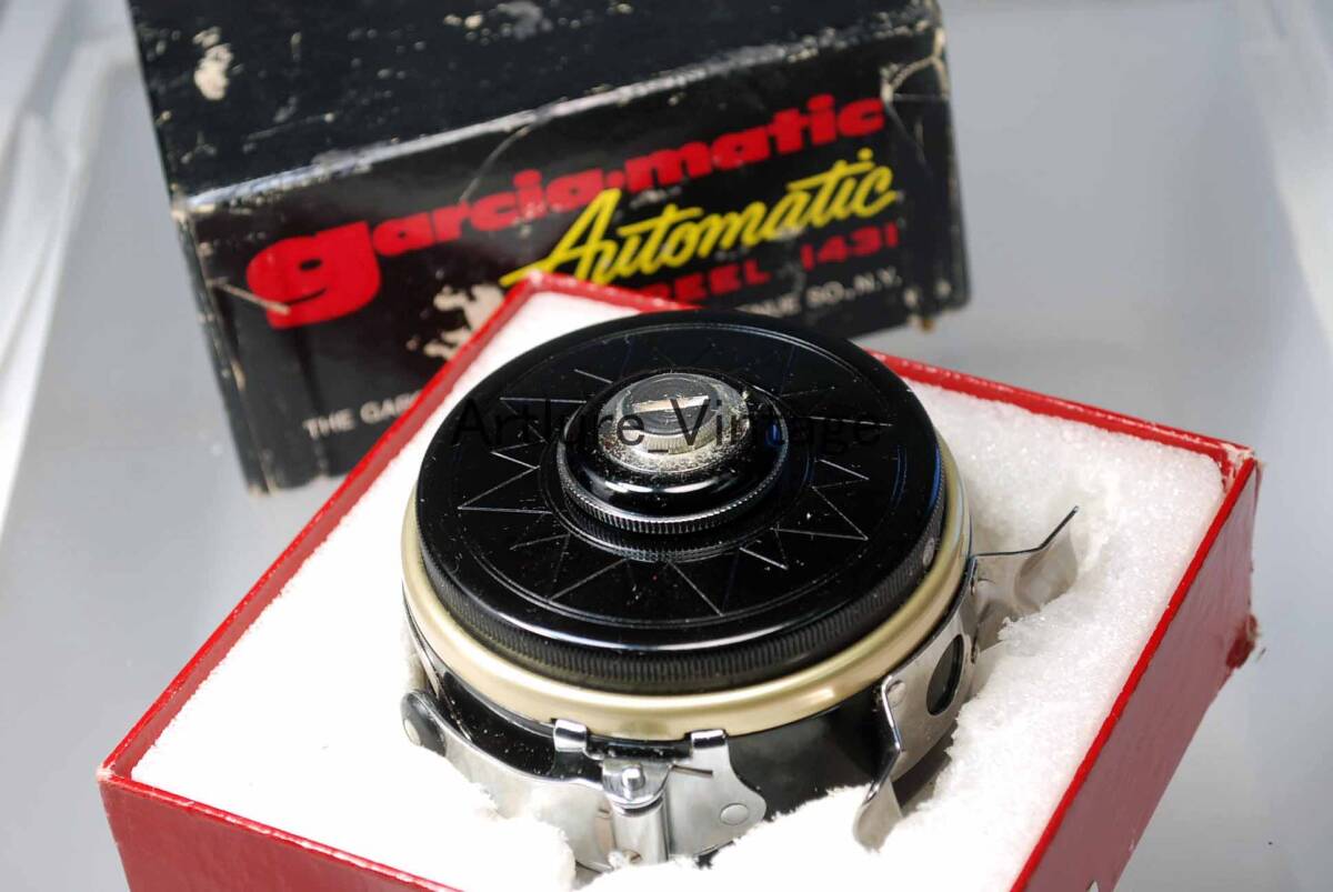 GARCIA.MATIC AUTOMATIC FLY REEL 1431 USA (10503-319)VINTAGE GARCIA.MATIC AUTOMATIC FLY REEL 1431 USA (10503-319)VINTAGE