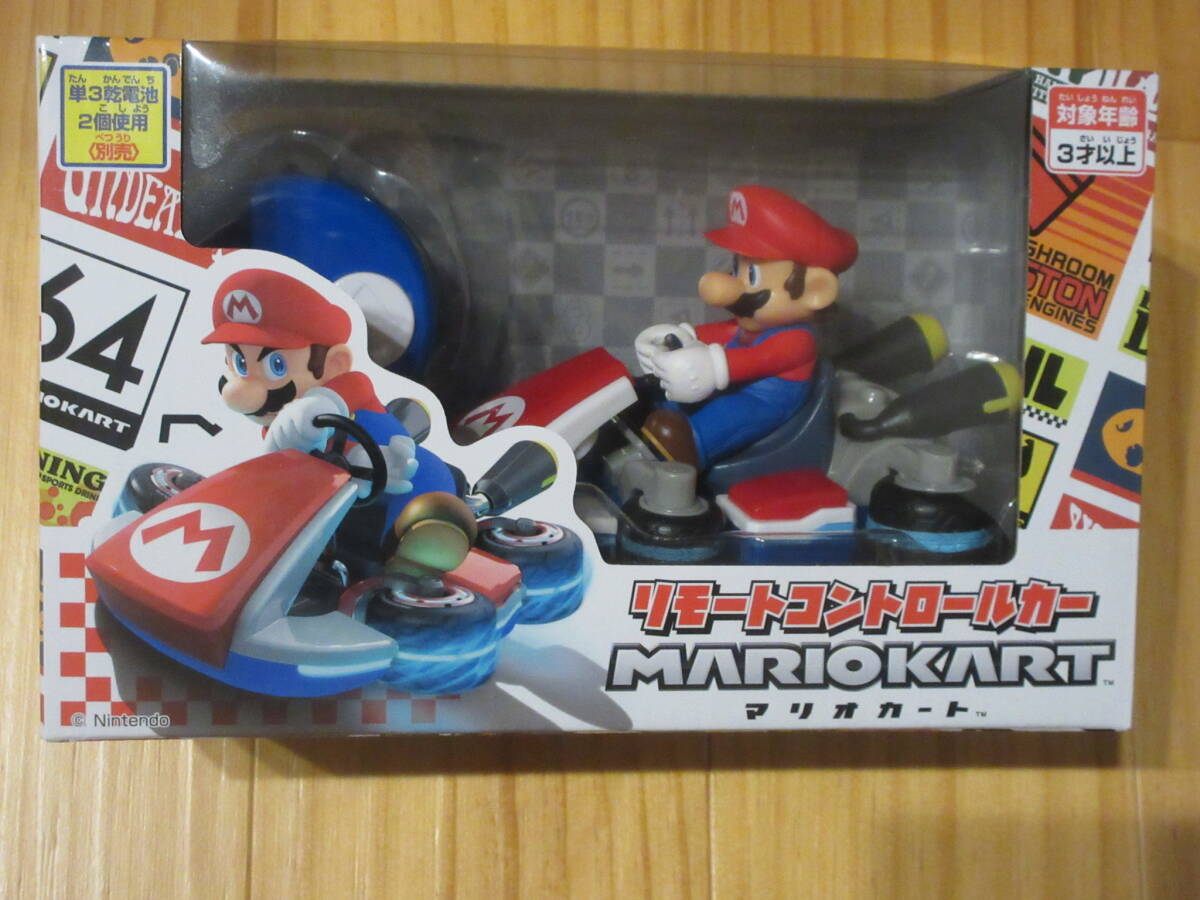 * super Mario remote control car Mario red Mario Cart radio-controller toy game character toy rare rare * new goods unopened 