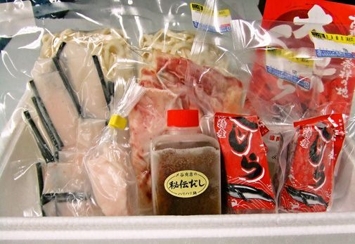 おいしいハリハリ鍋セット【3人前】鯨肉 くじら肉 クジラ肉 刺身 赤身 熟成鯨肉の画像2