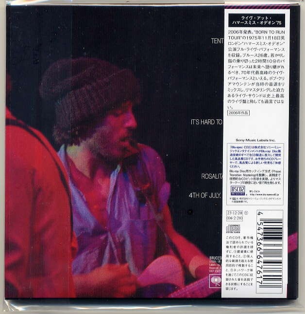 ☆ブルース・スプリングスティーン Bruce Bruce Springsteen 「ライヴ・アット・ハマースミス・オデオン'75」 完全生産限定盤 Blu-spec CD2_画像2