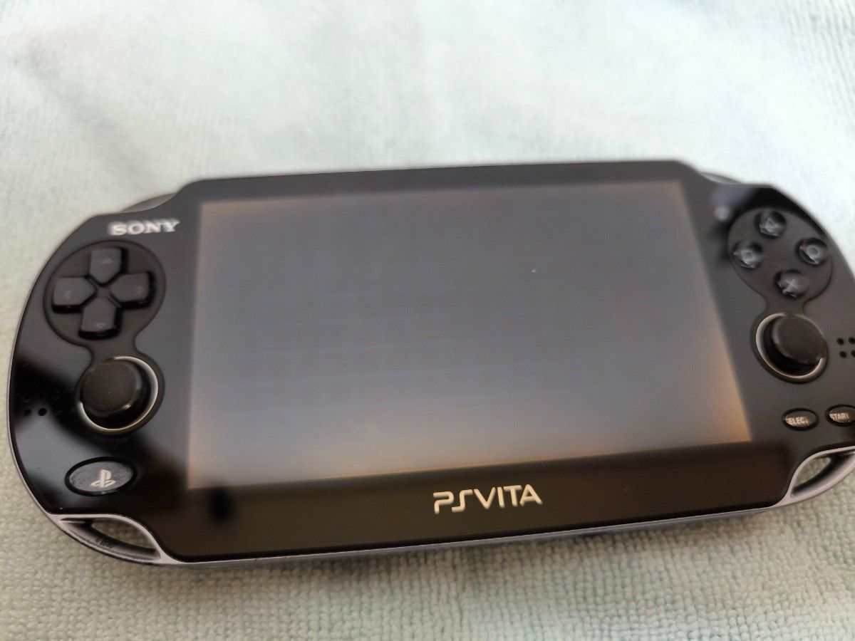 【ジャンク品】ケース付き PlayStation Vita 1100  クリスタルブラック 