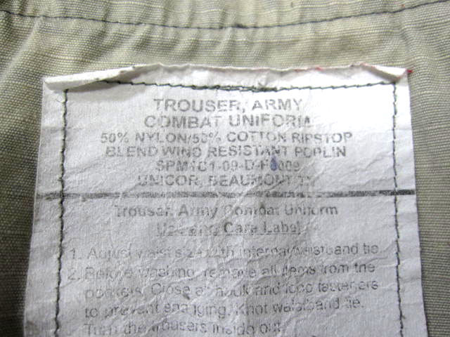 米軍実物 09年製 sizeM-S Trouser ACU デジタルカモ 迷彩 8ポケカーゴパンツ ★ 良好美品 / ビンテージ ミリタリー ARMY NAVY USAFの画像2