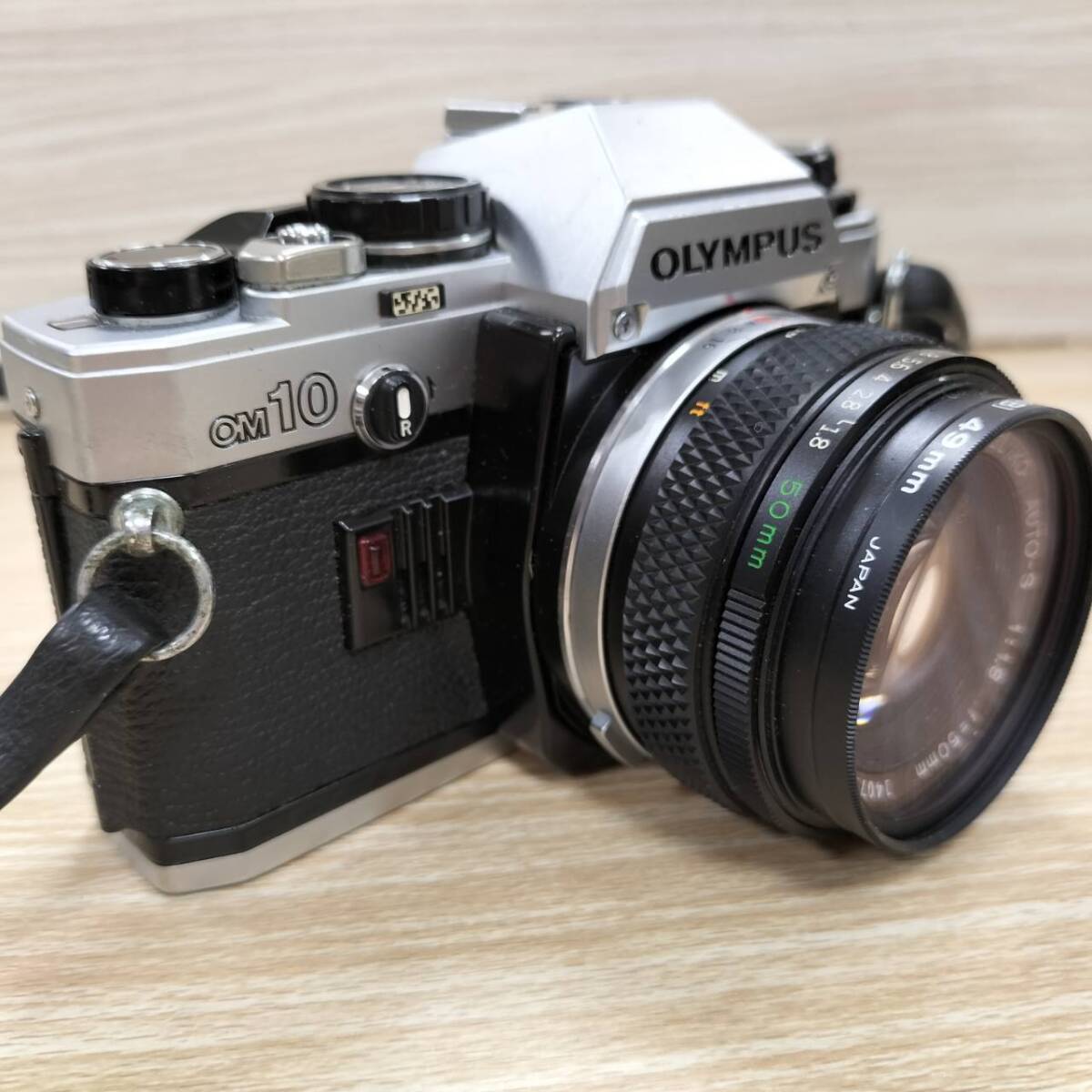 オリンパス OLYMPUS OM10 フィルムカメラ AUTO-S 1:1.8 f=50mm レンズセット 現状品【18763_画像4