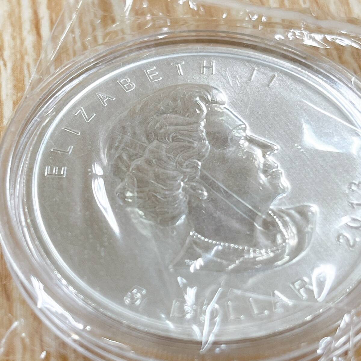 アンテロープ銀貨 5ドル シルバー 純銀 エリザベス女王 二世 カナダ 2013 1oz 外国 貨幣 ケース付き【19040の画像4