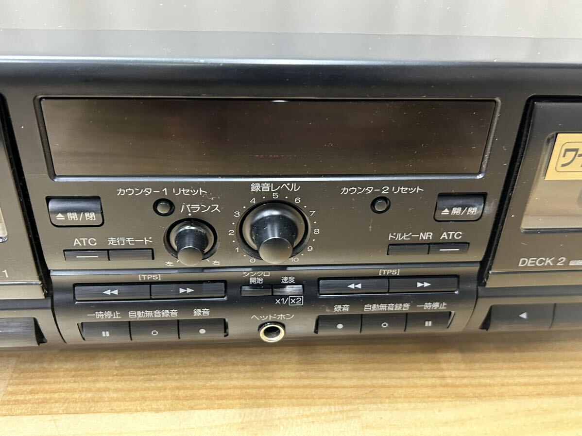 ☆ Tecnics テクニクス RS-TR4750 カセットテープ ダブルデッキ カセットデッキ ダブル SA-0402a120 ☆の画像8