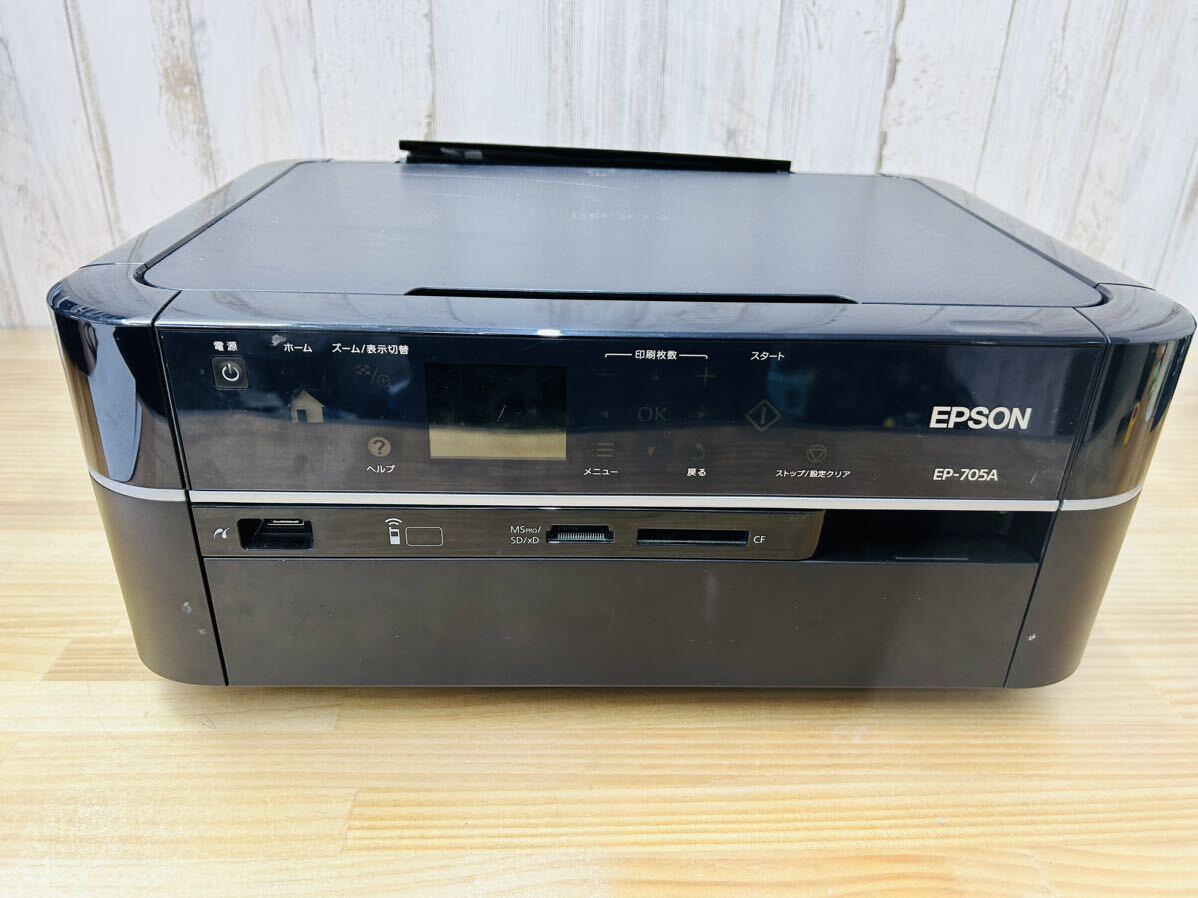 ☆ EPSON エプソン インクジェットプリンター プリンター 複合機 EP-705A SA-0426m140 ☆_画像1