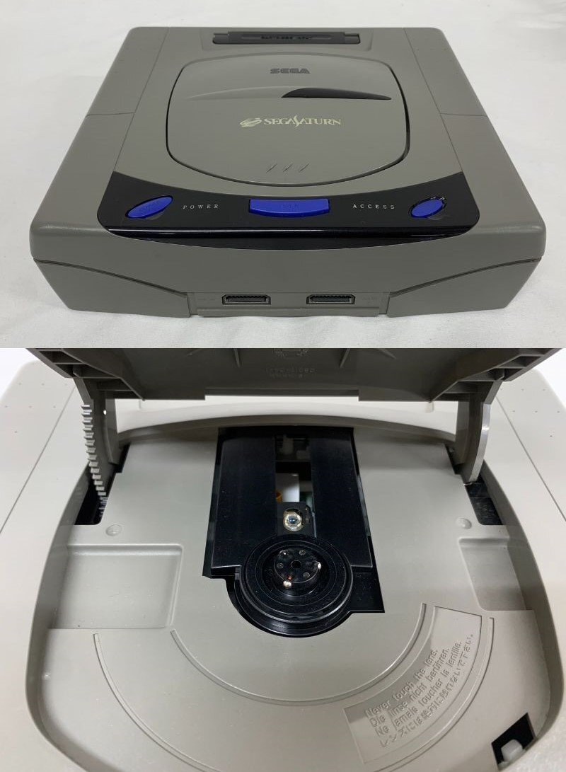 セガ SEGASATURN セガサターン 本体 HST-3210/コントローラー/ソフト 16タイトル 瑠璃色の雪 ドラゴンボールZ 真武闘伝ほか/パワーメモリーの画像2