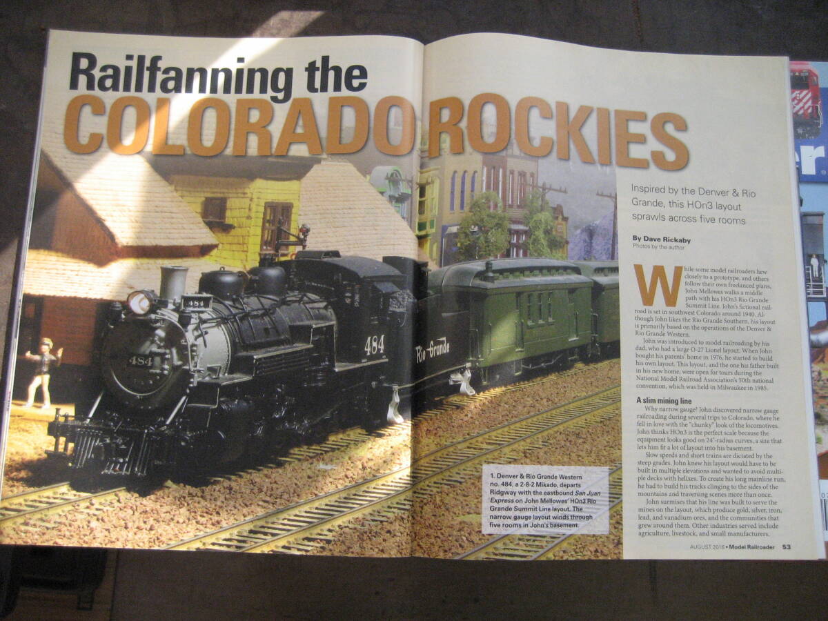 鉄道模型雑誌 Model Railroader ２０１６年度7月から8月号まで（全２冊）の画像10