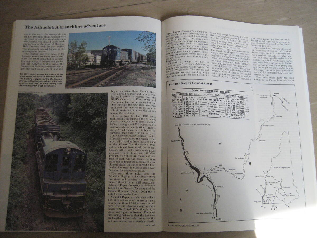 鉄道模型雑誌　Railroad Model Craftman １９９７年度 １月、５月、１２月号まで（全３冊）_画像7