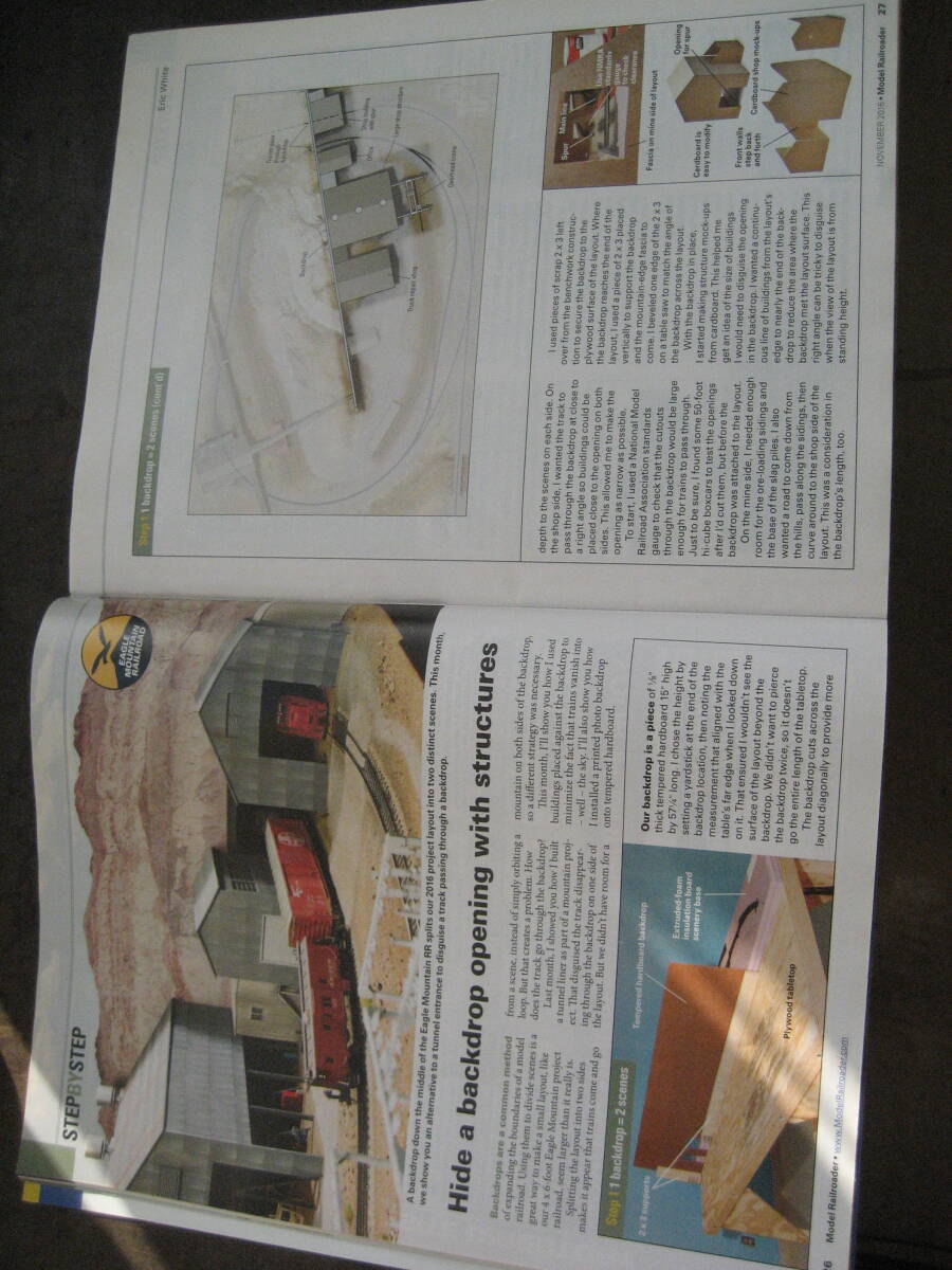 鉄道模型雑誌 Model Railroader ２０１６年度 １１月から１２月号まで（全２冊）の画像2