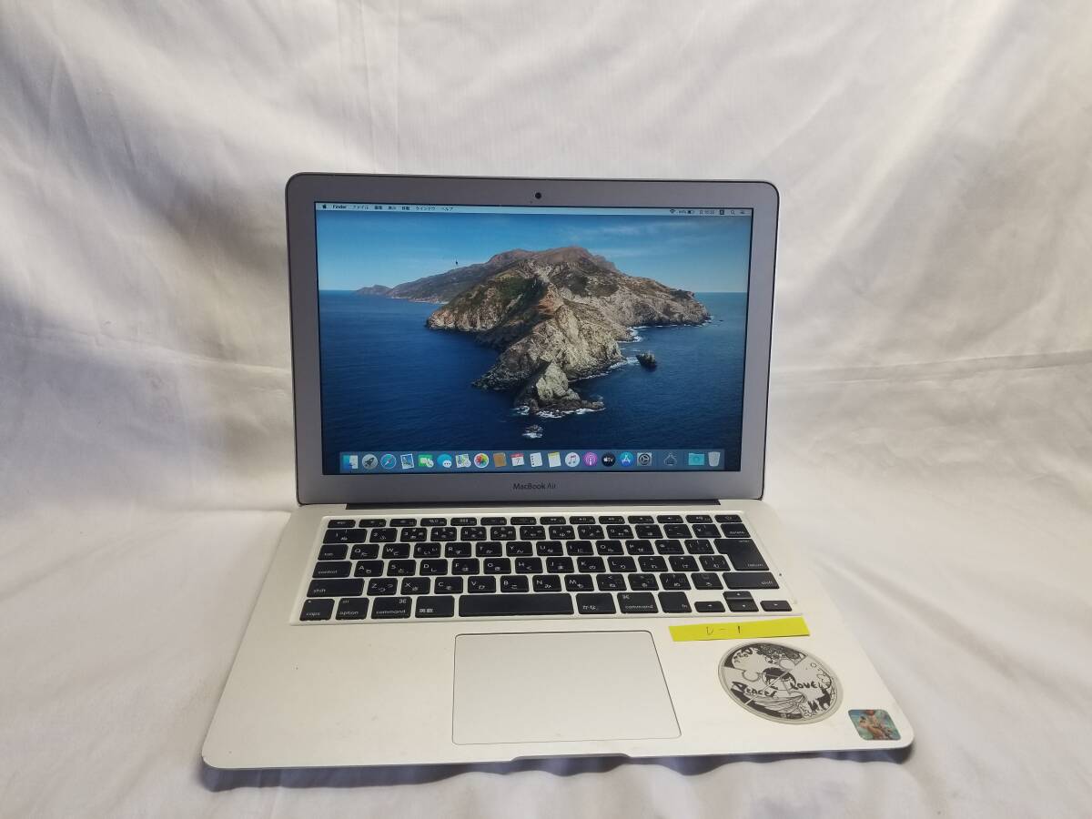 MacBook Air 13-inch 2012  M.2 126GB搭載 os catalina 動作確認品 現状渡しの画像1