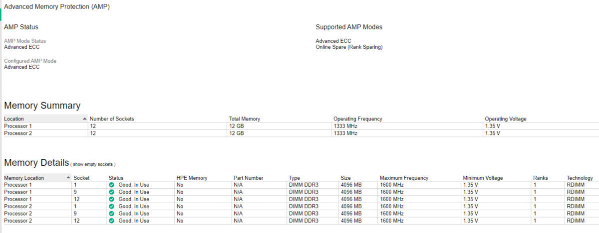 HP ProLiant DL360p Gen8 Dual Xeon E5-2670 v2 @ 2.50GHz メモリ　24GB LGA2011_画像7