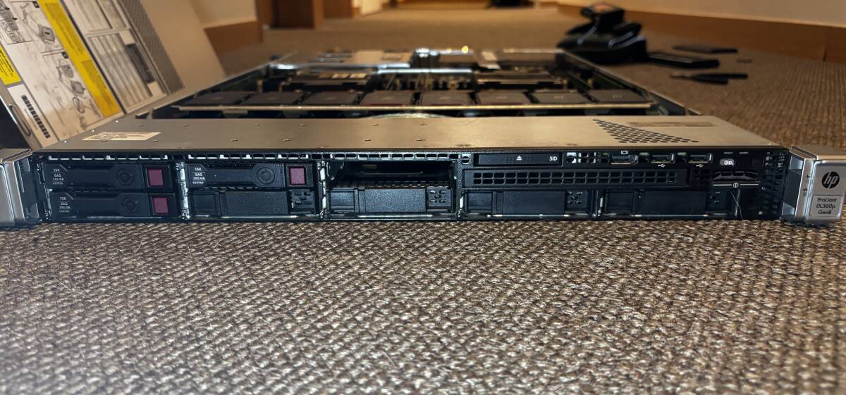 HP ProLiant DL360p Gen8 Dual Xeon E5-2670 v2 @ 2.50GHz メモリ 24GB LGA2011の画像3