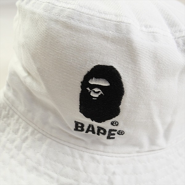 A BATHING APE A Bathing Ape BUCKET HAT WHITE bucket hat white Size [L] [ new old goods * unused goods ] 20791570