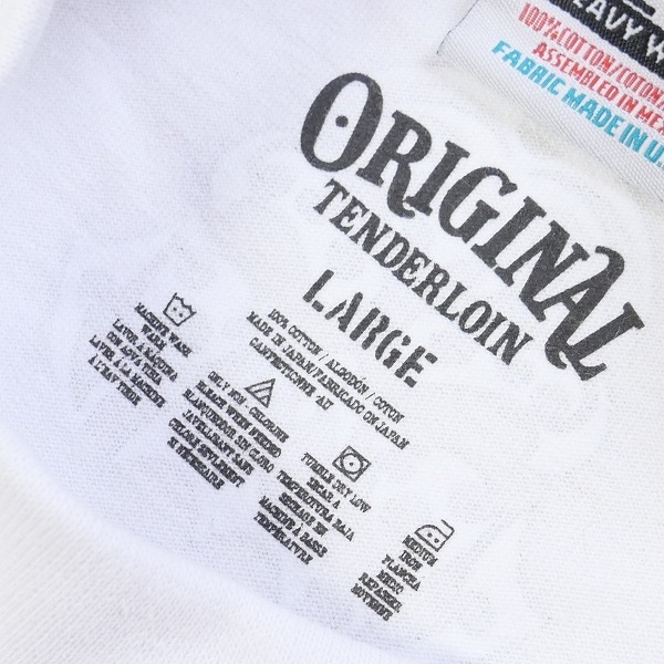 TENDERLOIN テンダーロイン 直営店限定TEE NEW BAD WHITE Tシャツ 白 Size 【XL】 【新古品・未使用品】 20793333_画像7