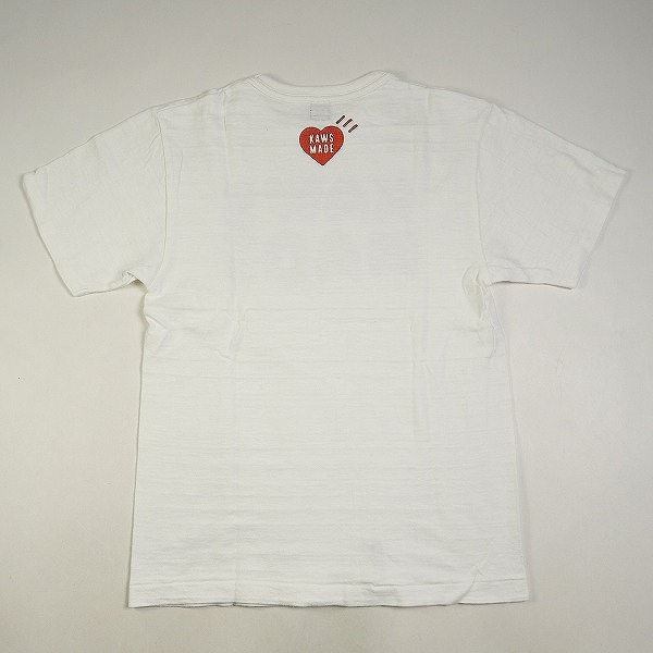 HUMAN MADE ヒューマンメイド ×KAWS T-Shirt #3 KAWS MADE LOGO White Tシャツ 白 Size 【S】 【中古品-非常に良い】 20793575_画像2
