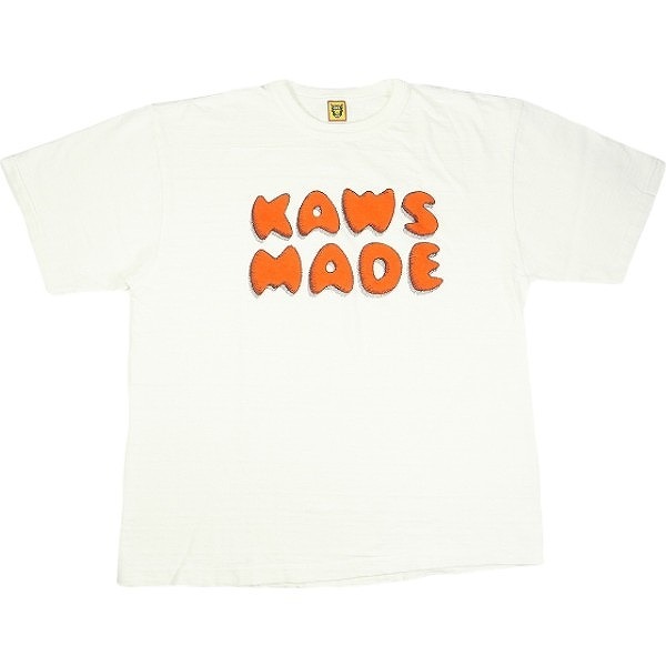 HUMAN MADE ヒューマンメイド ×KAWS T-Shirt #3 KAWS MADE LOGO White Tシャツ XX22TE005 白 Size 【S】 【新古品・未使用品】 20793651_画像1